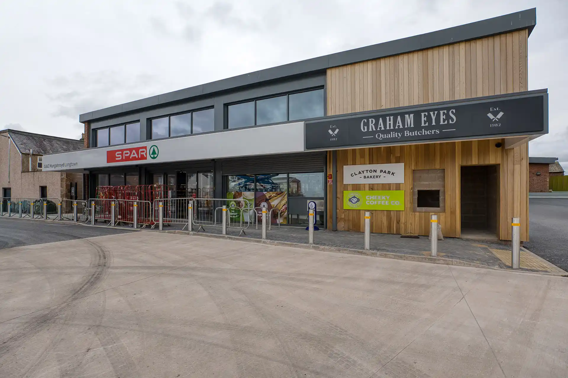 Spar Longtown construction project by RH Irving
